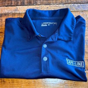 Navy Blue Nike Dri Fit Polo - Large ⛳️ ☀️